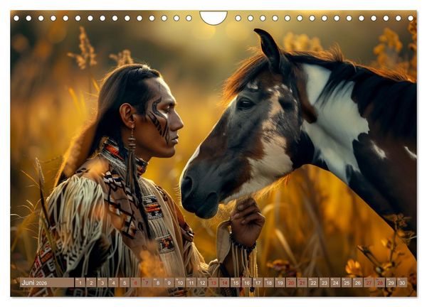 Produktbild: Reise mit der indianischen Seele (Wandkalender 2026 DIN A4 quer), CALVENDO Monatskalender