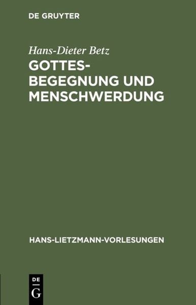 Produktbild: Gottesbegegnung und Menschwerdung