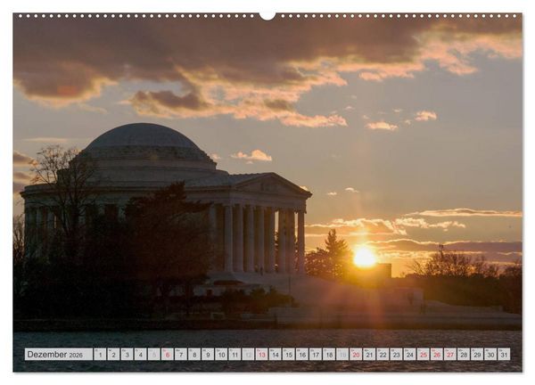 Produktbild: Washington D.C. (Wandkalender 2026 DIN A2 quer), CALVENDO Monatskalender