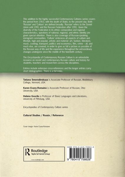 Produktbild: Encyclopedia of Contemporary Russian Culture