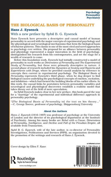 Produktbild: The Biological Basis of Personality