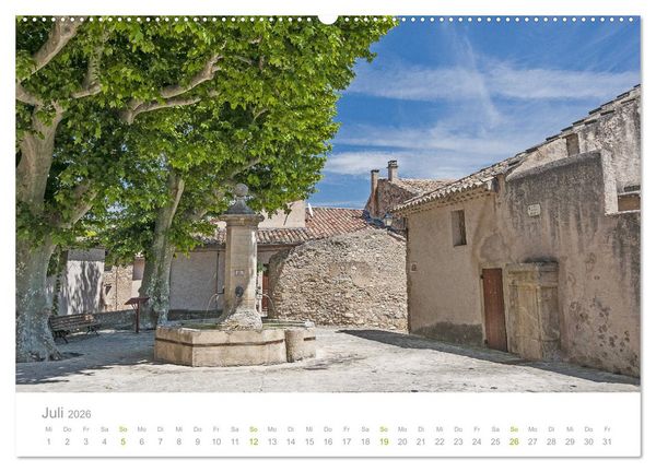 Produktbild: Provence: Malerisches S&uuml;dfrankreich (Wandkalender 2026 DIN A2 quer), CALVENDO Monatskalender