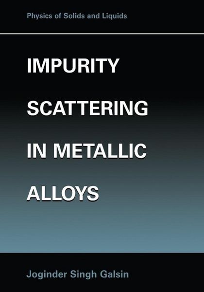 Produktbild: Impurity Scattering in Metallic Alloys