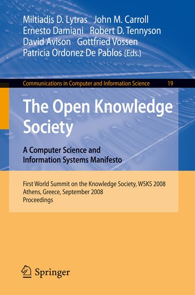 Produktbild: The Open Knowledge Society