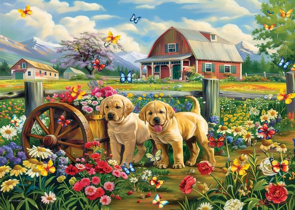 Produktbild: CP48 - Puppy Spring by Shawna Steward