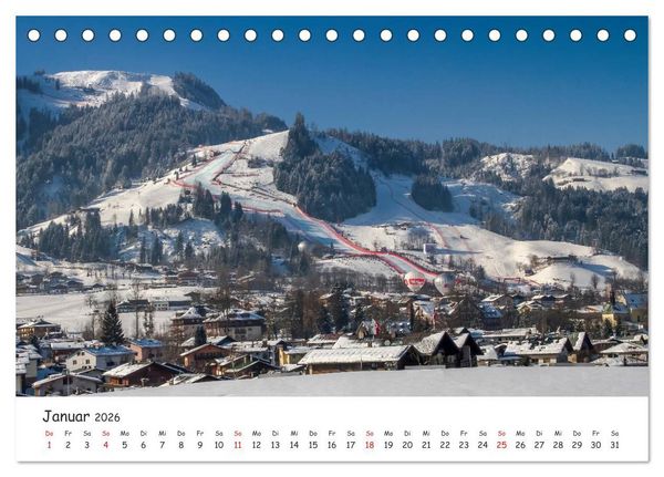 Produktbild: Kitzb&uuml;hel. Die Stadt im Herz der Alpen (Tischkalender 2026 DIN A5 quer), CALVENDO Monatskalender