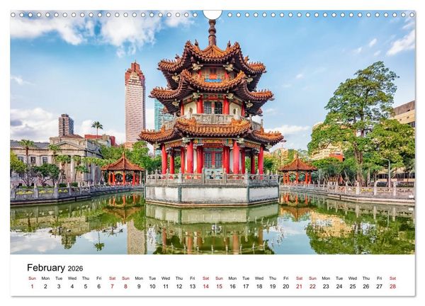 Produktbild: A Journey In Taipei (Wall Calendar 2026 DIN A3 landscape), CALVENDO 12 Month Wall Calendar