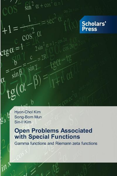 Produktbild: Open Problems Associated with Special Functions
