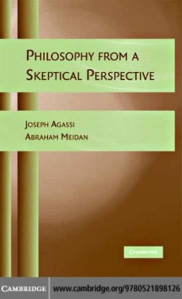 Produktbild: Philosophy from a Skeptical Perspective