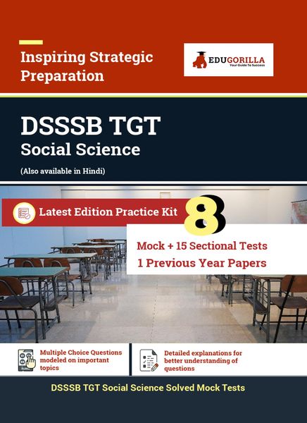 Produktbild: DSSSB Trained Graduate Teacher (TGT) Social Studies Recruitment Exam | 2100 Solved Questions By EduGorilla Prep Experts