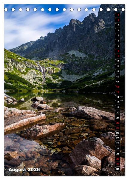 Produktbild: Impressionen aus der Tatra (Tischkalender 2026 DIN A5 hoch), CALVENDO Monatskalender