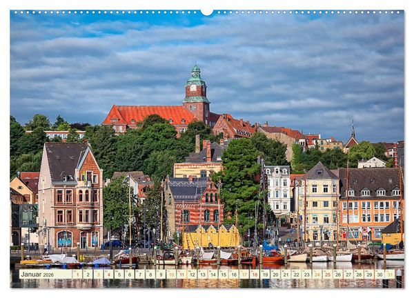 Produktbild: Bezauberndes Flensburg (hochwertiger Premium Wandkalender 2026 DIN A2 quer), Kunstdruck in Hochglanz