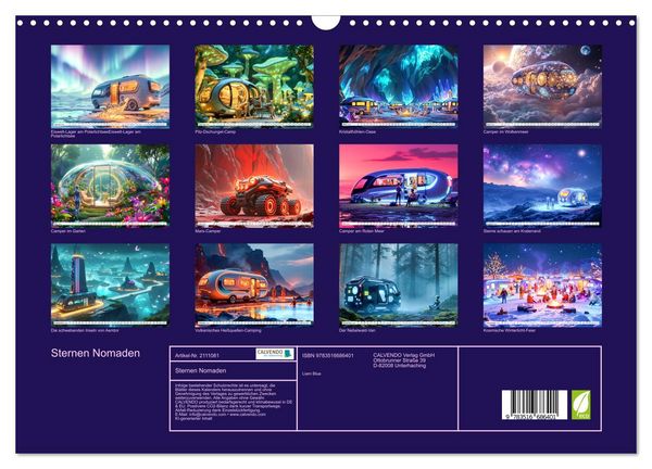 Produktbild: Sternen Nomaden (Wandkalender 2026 DIN A3 quer), CALVENDO Monatskalender