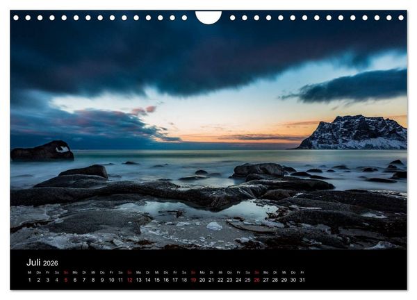 Produktbild: Norwegen, Landschaften in Schnee und Eis (Wandkalender 2026 DIN A4 quer), CALVENDO Monatskalender