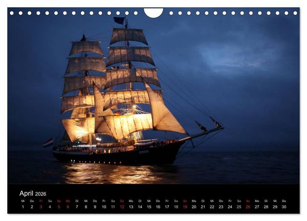 Produktbild: Baltic Sail (Wandkalender 2026 DIN A4 quer), CALVENDO Monatskalender