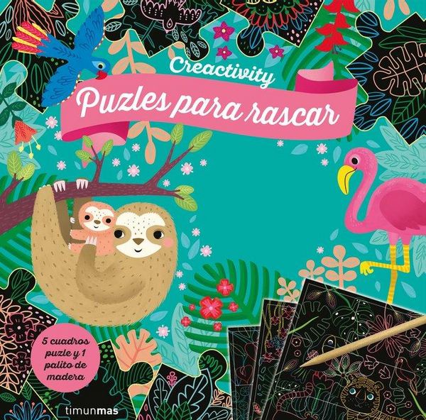 Produktbild: Puzles para rascar : jungla