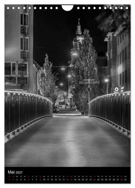 Produktbild: Heilbronn bei Nacht 2 (Wandkalender 2027 DIN A4 hoch), CALVENDO Monatskalender
