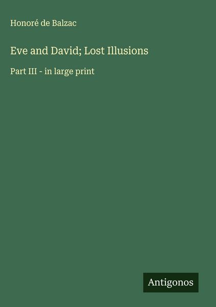 Produktbild: Eve and David; Lost Illusions
