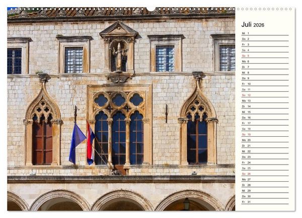 Produktbild: Dubrovnik - Perle der Adria (hochwertiger Premium Wandkalender 2026 DIN A2 quer), Kunstdruck in Hochglanz