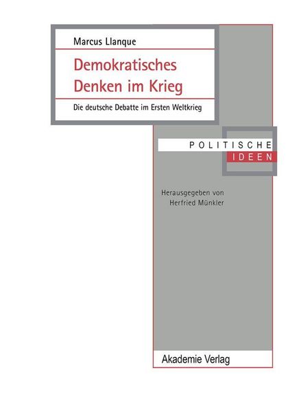 Produktbild: Demokratisches Denken im Krieg