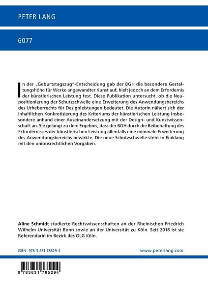 Produktbild: Wann ist Design Kunst im Sinne des Urheberrechts?