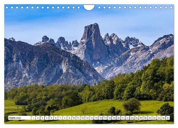 Produktbild: Sublimes paysages d'Espagne (Calendrier mural 2026 DIN A4 vertical), CALVENDO calendrier mensuel