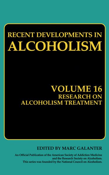 Produktbild: Research on Alcoholism Treatment
