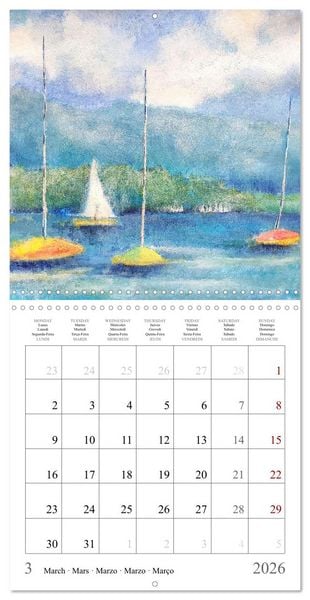 Produktbild: Upper Bavaria Art - Painted pictures from the south of Germany (Wall Calendar 2026 12 &times; 12 Inch) CALVENDO 12 Month Wall Calendar