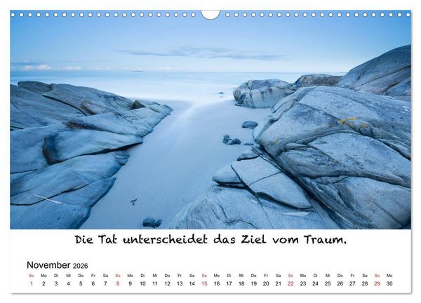 Produktbild: Meditation Wasser (Wandkalender 2026 DIN A3 quer), CALVENDO Monatskalender
