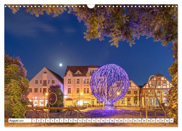 Produktbild: Waren M&uuml;ritz, nach Sonnenuntergang (Wandkalender 2027 DIN A3 quer), CALVENDO Monatskalender