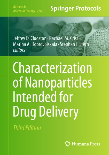 Produktbild: Characterization of Nanoparticles Intended for Drug Delivery