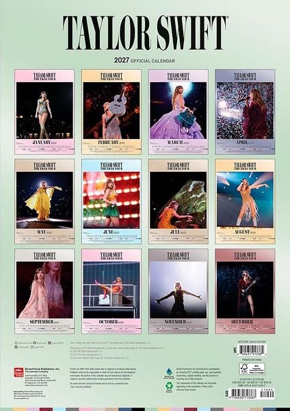 Produktbild: Taylor Swift 2027 &ndash; A3-Posterkalender