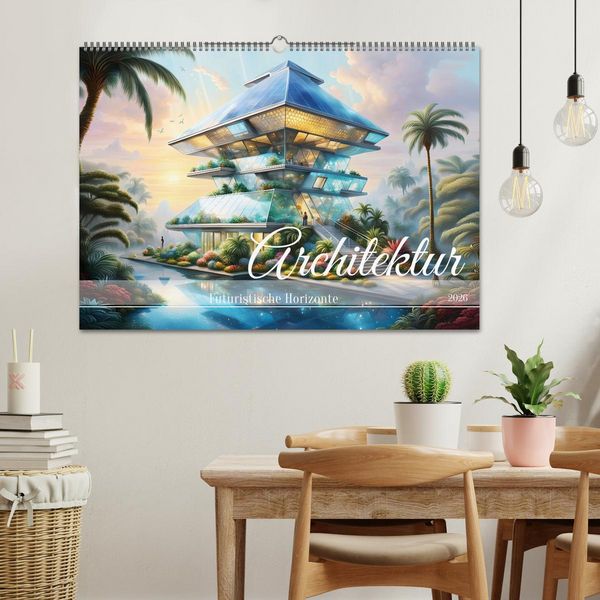Produktbild: Architektur Futuristische Horizonte (Wandkalender 2026 DIN A2 quer), CALVENDO Monatskalender