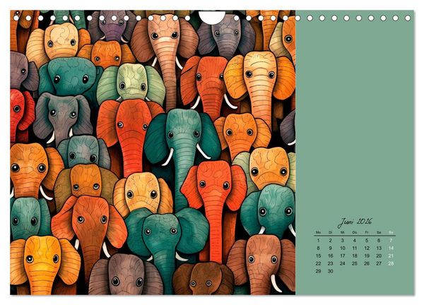 Produktbild: Tierisches Gewimmel (Wandkalender 2026 DIN A4 quer), CALVENDO Monatskalender