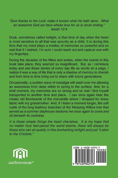 Produktbild: Listen to the Crickets