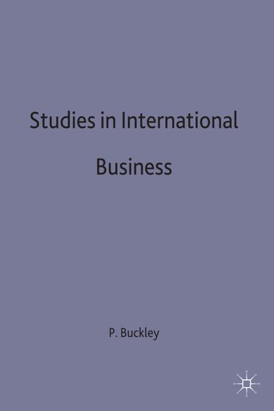 Produktbild: Studies in International Business