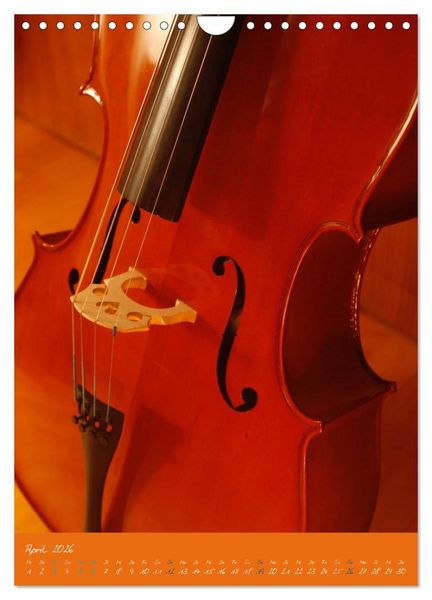 Produktbild: Geliebtes Cello (Wandkalender 2026 DIN A4 hoch), CALVENDO Monatskalender