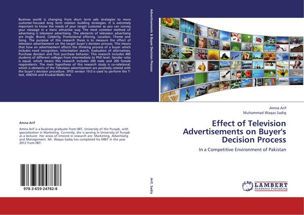 Produktbild: Effect of Television Advertisements on Buyer's Decision Process
