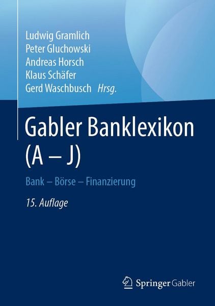 Produktbild: Gabler Banklexikon (A - J)