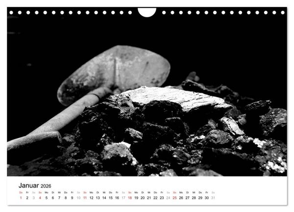 Produktbild: Helden der Arbeit - Alte Arbeitsmittel des Ruhrgebiets (Wandkalender 2026 DIN A4 quer), CALVENDO Monatskalender