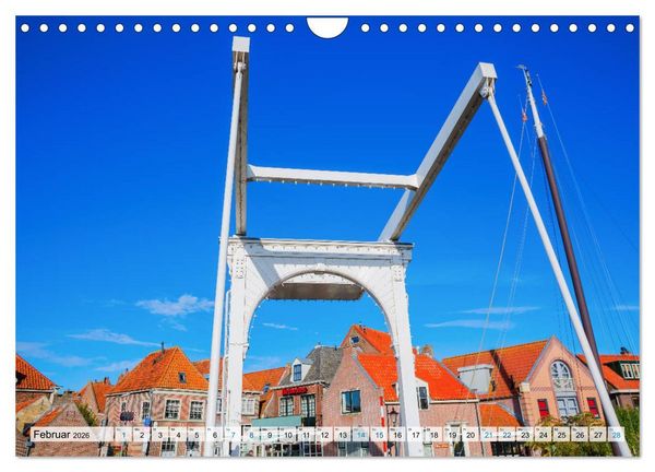 Produktbild: Enkhuizen - historische Hafenstadt am Ijsselmeer (Wandkalender 2026 DIN A4 quer), CALVENDO Monatskalender