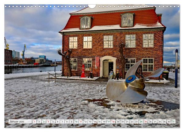 Produktbild: Wismar &ndash; Eine Hansestadt mit Charme (Wandkalender 2026 DIN A3 quer), CALVENDO Monatskalender