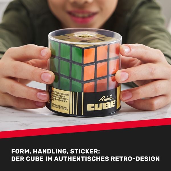 Produktbild: Spin Master - Rubiks - 3x3 Retro Cube Zauberwürfel - Jubiläumsausgabe