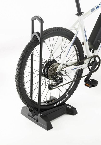 Produktbild: FISCHER FAHRRAD 10446 Fahrradst&auml;nder Anzahl Einstellpl&auml;tze=1 Kunststoff, Aluminium Schwarz