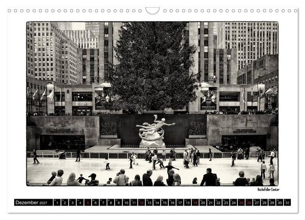 Produktbild: Manhattan Memories - Erinnerungen an New York (Wandkalender 2027 DIN A3 quer), CALVENDO Monatskalender