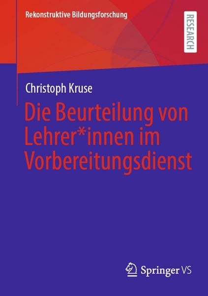 Produktbild: Die Beurteilung von Lehrer*innen im Vorbereitungsdienst