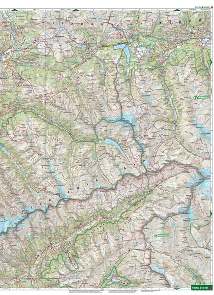Zillertaler Alpen, Wander-, Rad- und Freizeitkarte 1:50.000, freytag & berndt, WK 152