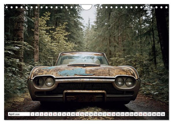 Produktbild: Rost trifft Nostalgie (Wandkalender 2026 DIN A4 quer), CALVENDO Monatskalender