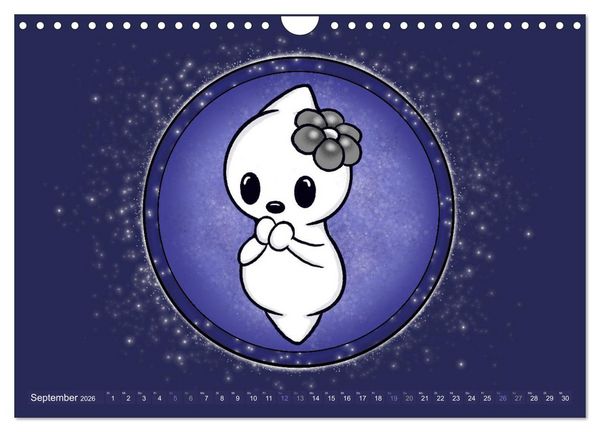 Produktbild: Geister Sternzeichen (Wandkalender 2026 DIN A4 quer), CALVENDO Monatskalender
