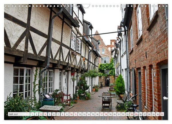 Produktbild: L&uuml;beck, die sehenswerte Hansestadt an der Ostsee (Wandkalender 2027 DIN A3 quer), CALVENDO Monatskalender